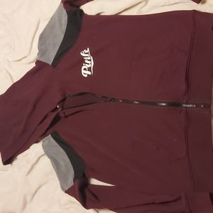 Burgundy PINK Hoodie